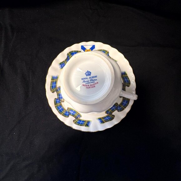 Royal Albert Bone China Cup and Saucer - Nova Scotia Tartan - Picture 7 of 8